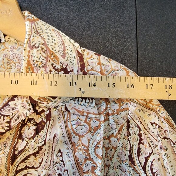 VTG 70’s Mr. Winn Teddi‎ Of California  GrannyCore Secretary Geek Blouse SZ M - Picture 12 of 12